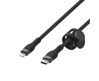 Belkin USB-C - LTG Braided Silicone 1m Black - 733128 - zdjęcie 3